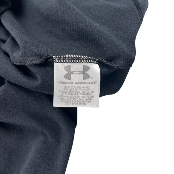 Under Armour‎ Mens HeatGear Polo Shirt 2XL Black Polyester - Picture 3 of 5